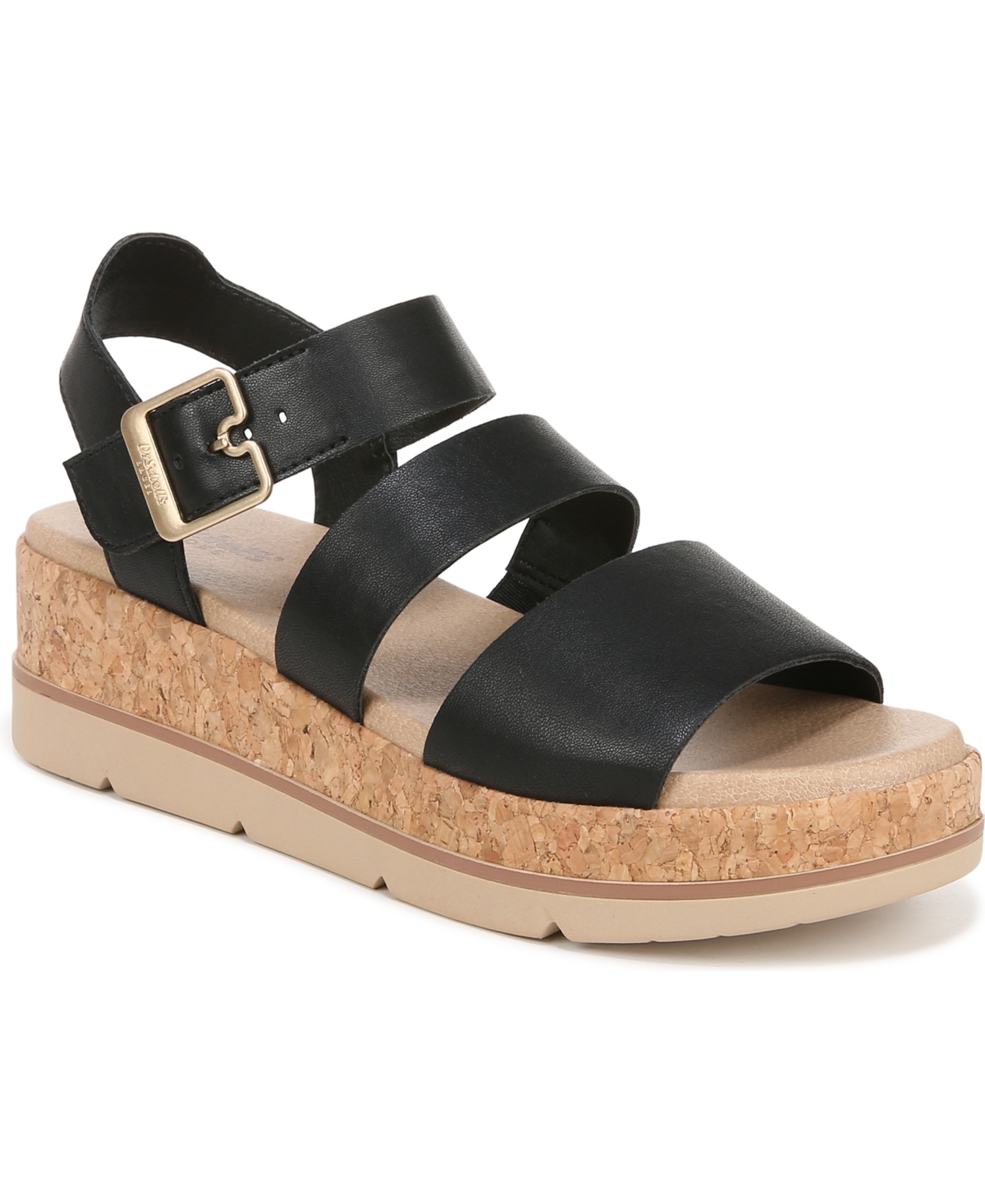 Dr. Scholl's Women's Once Twice Platform Sandals -Cork