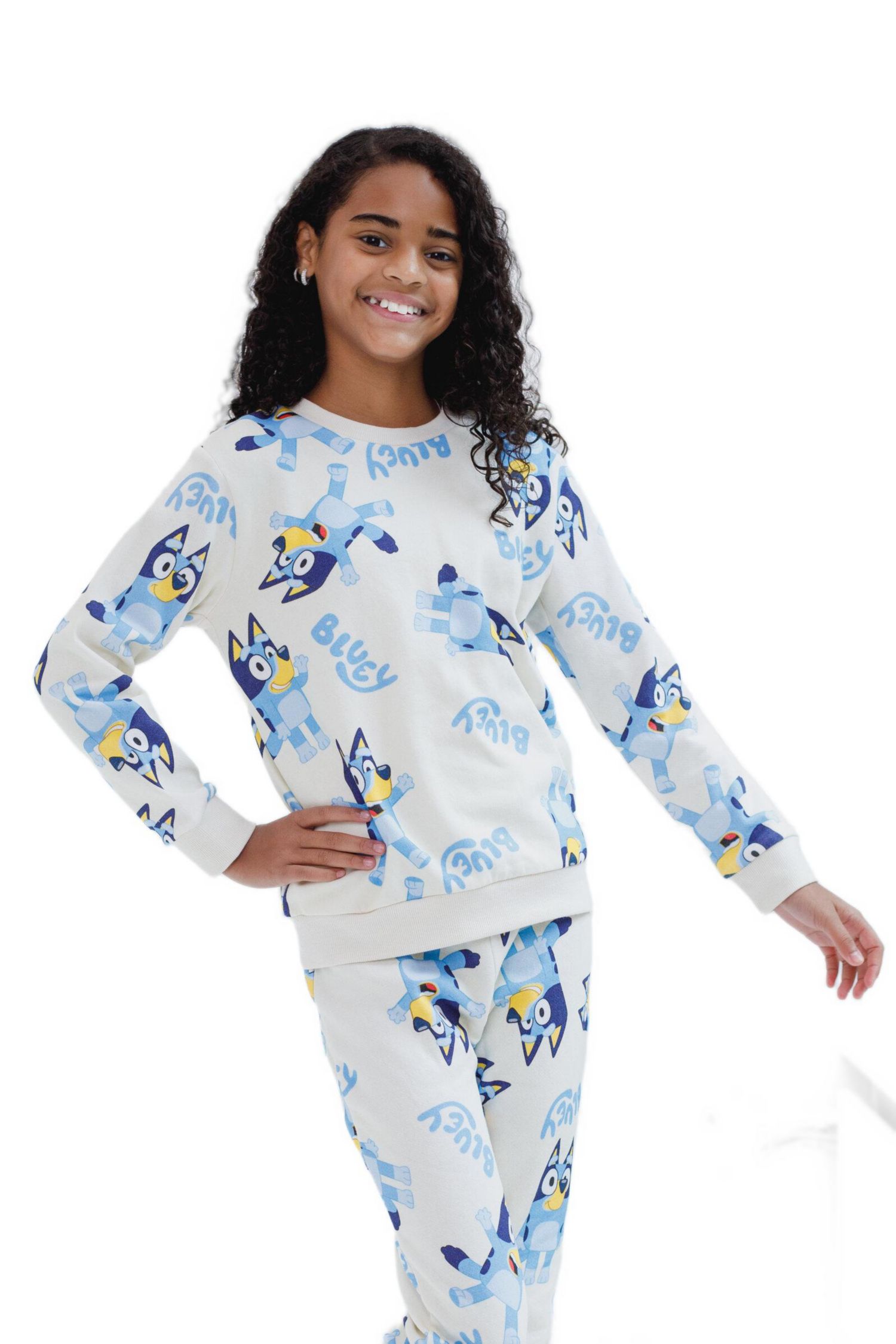 Girls Fleece Sweatshirt and Jogger Pants Set Toddler| Child