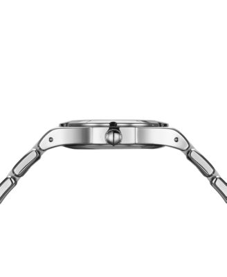 Women's Swiss Be Balmain Moonphase Diamond (1/20 ct. t.w.) Stainless Steel Bracelet Watch 33mm