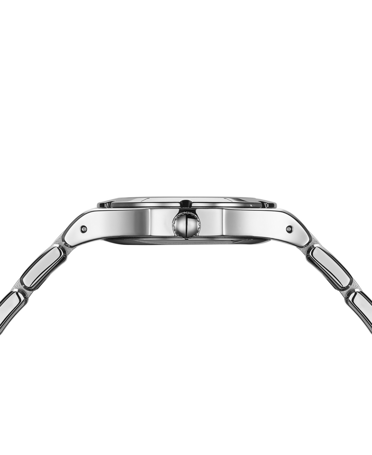 Shop Balmain Women's Swiss Be  Moonphase Diamond (1/20 Ct. T.w.) Stainless Steel Bracelet Watch 33mm In Silver