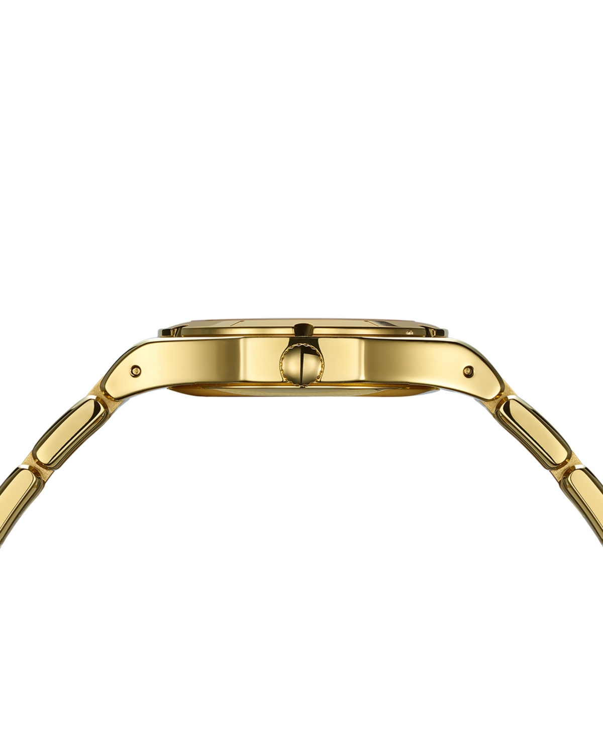 Shop Balmain Women's Swiss Be  Moonphase Diamond (1/20 Ct. T.w.) Gold Pvd Stainless Steel Bracelet Watch 3 In Yellow