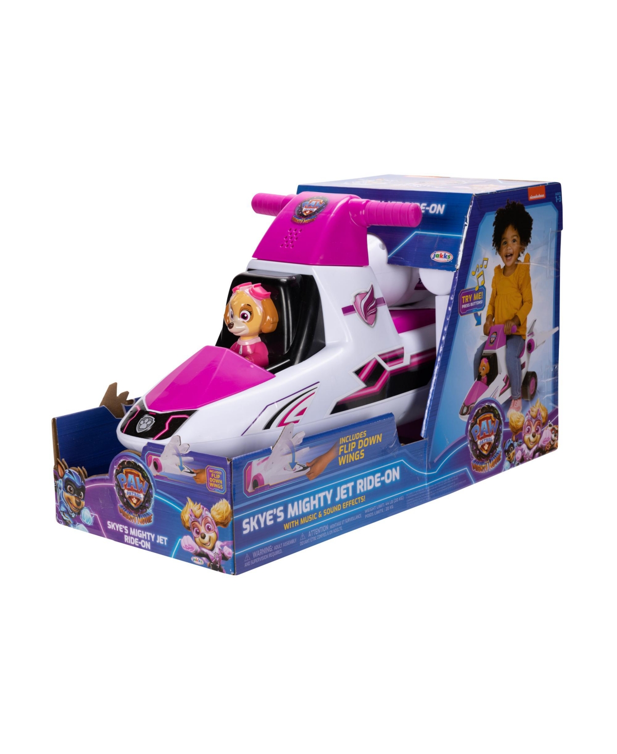 Paw Patrol Skye Fighter Jet In Multicolor