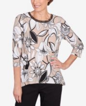 Alfred dunner dressy tops discount