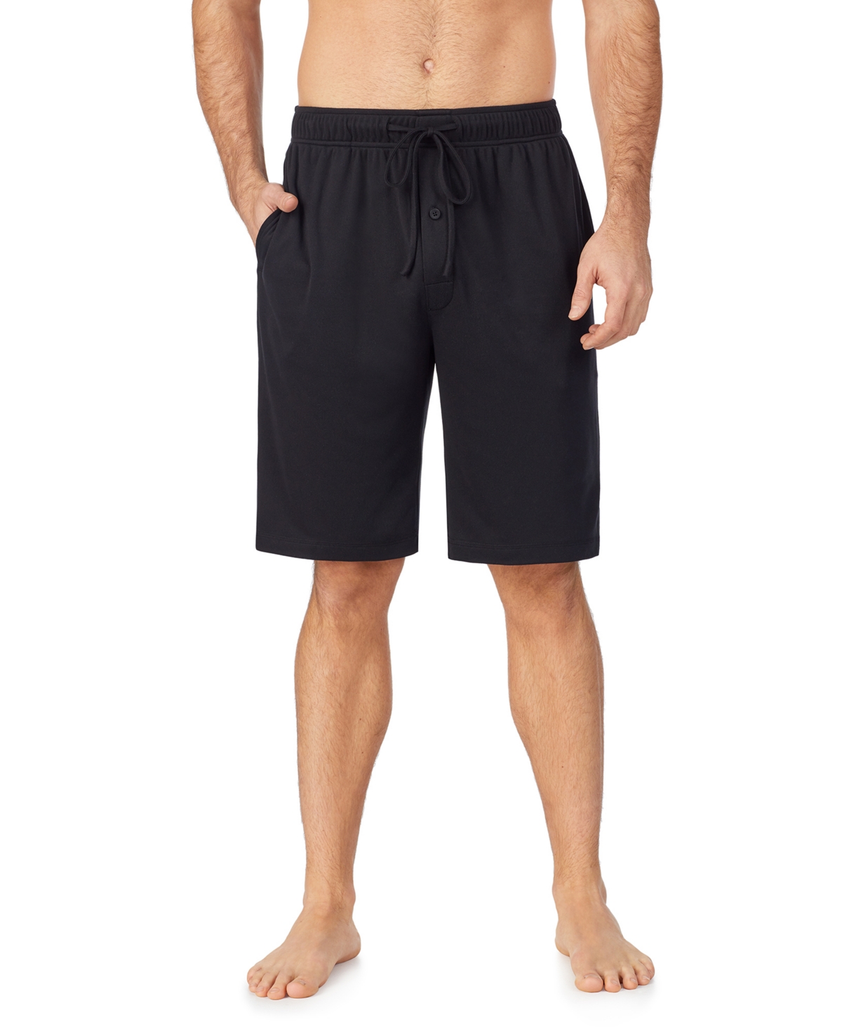 Men's Far-Infrared Enhance Sleep Drawstring Shorts - Navy