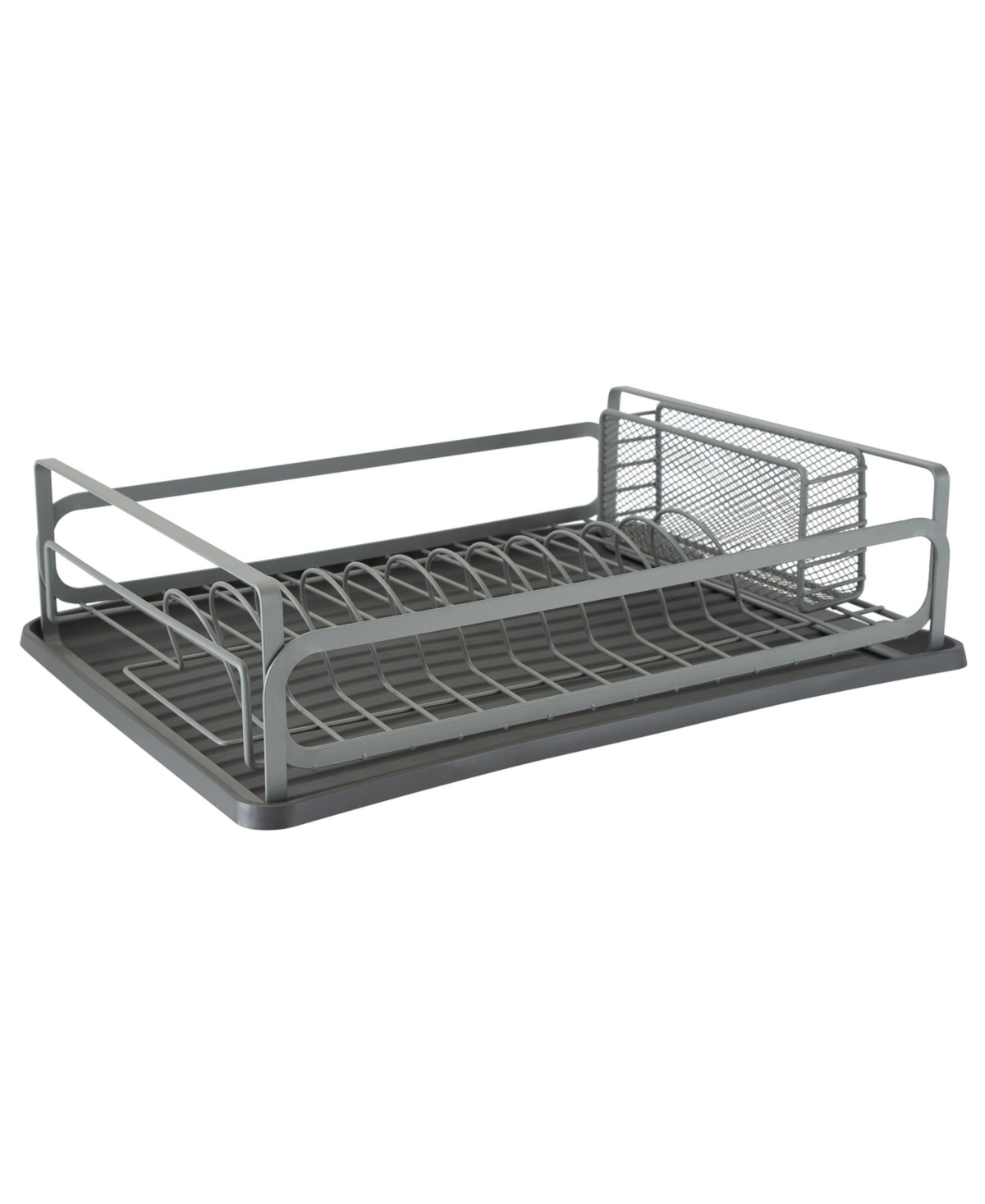 Large Industrial Collection Dish Rack - Gray