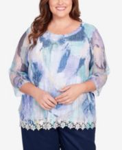 Alfred dunner plus size tops top
