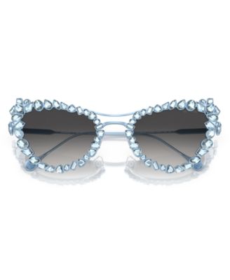 Women's Gradient Sunglasses with Crystals clip-on, SK7011