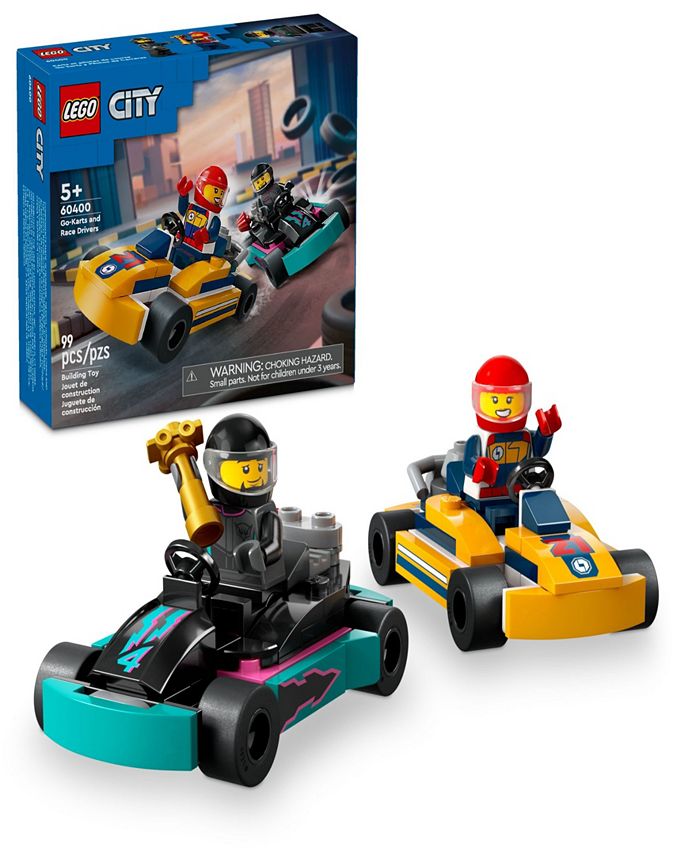 LEGO® City 60400 Great Vehicles Go-Karts and Race Drivers Toy Building ...