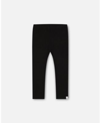 Deux Par Deux Ribbed Leggings - Black Deux Par Deux Ribbed Leggings - Black