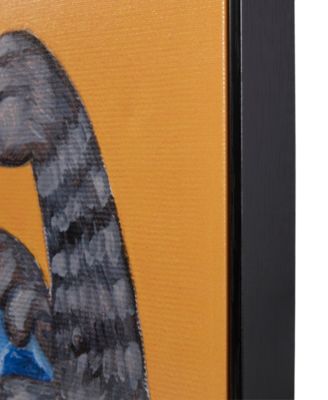 Pet Portrait Rosie The Feline Framed Canvas Wall Art