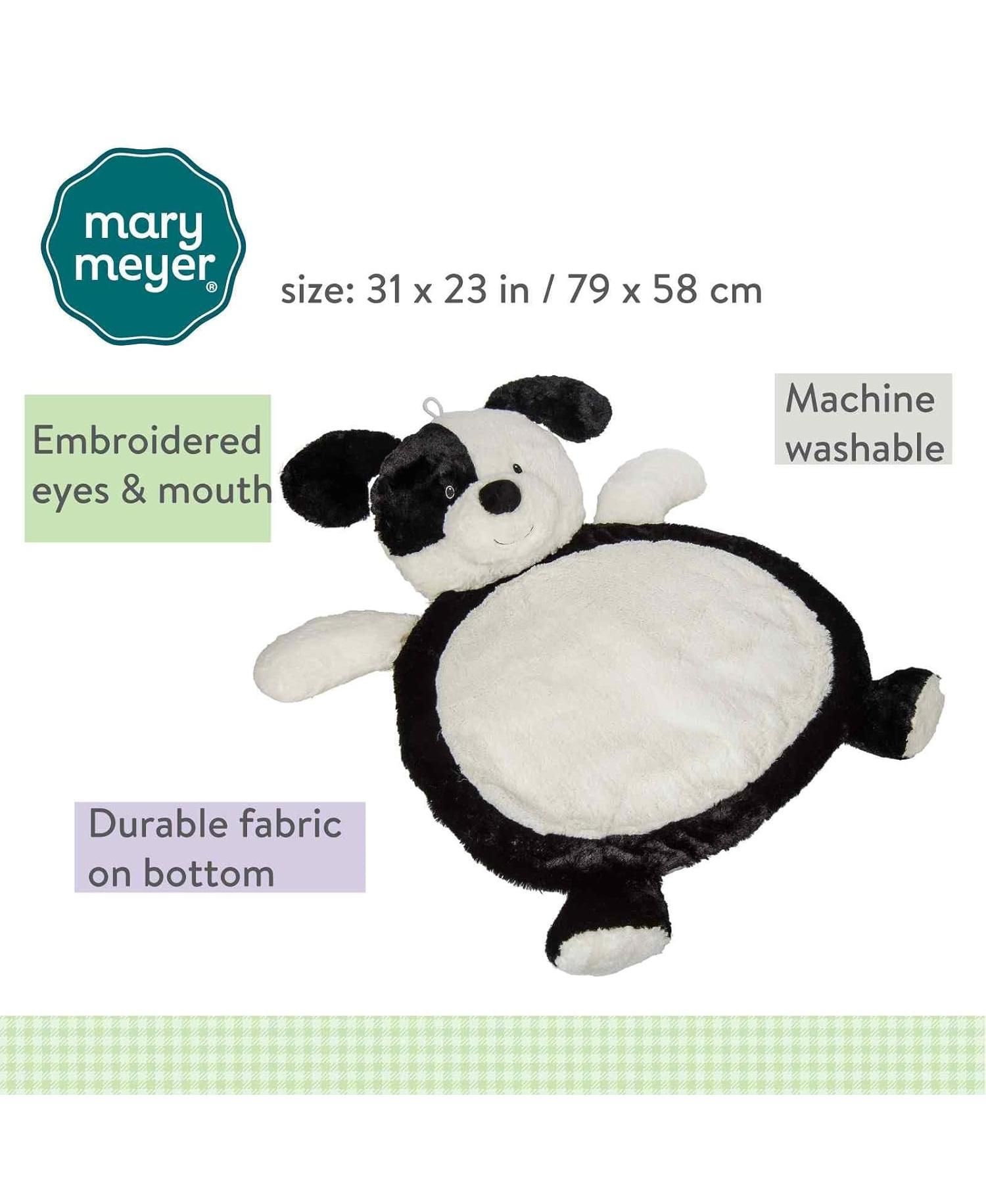 Best ever Ultra Soft Baby Mat, Black and White Puppy