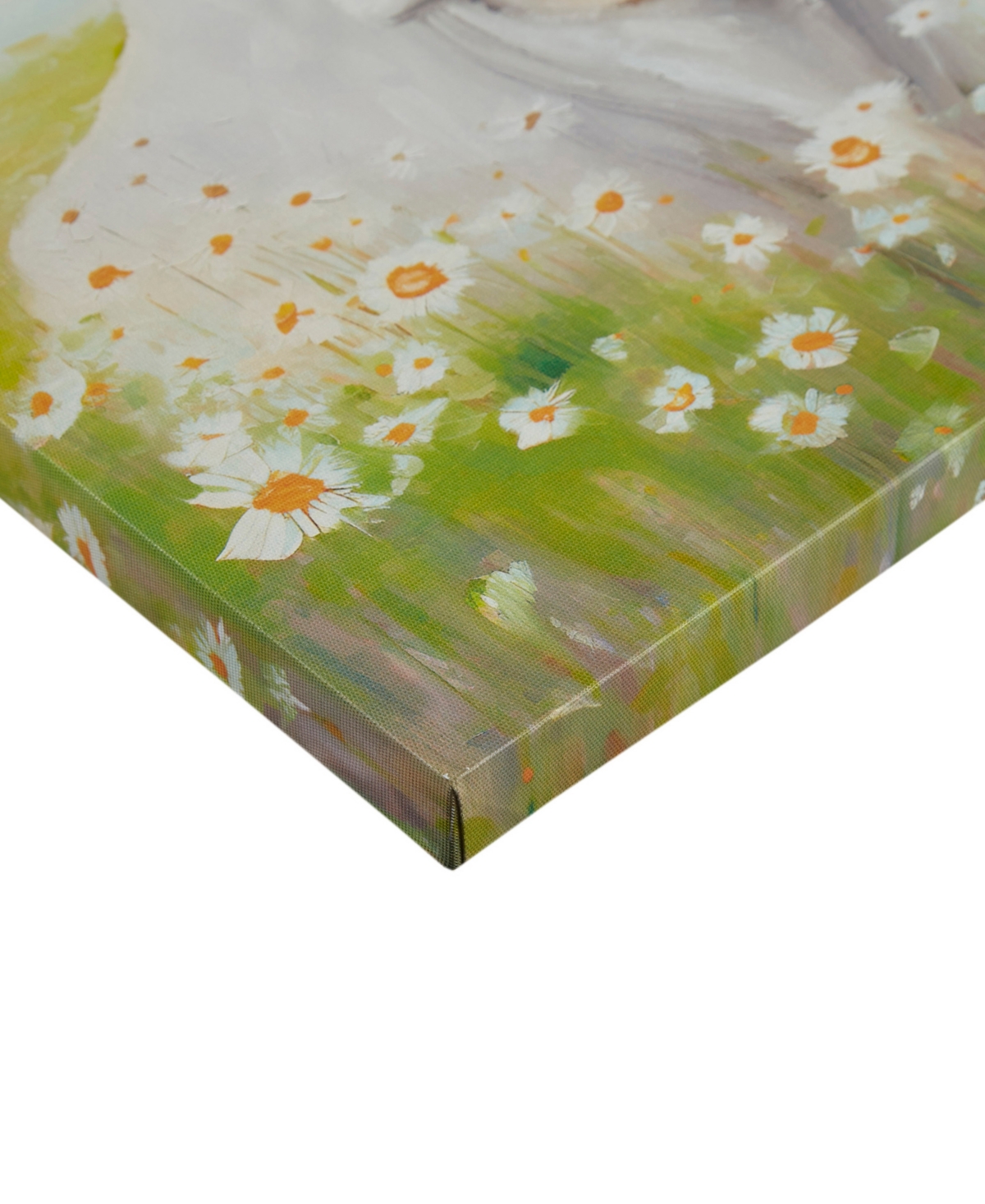 Madison Park Sunshine Animals Cow Canvas Wall Art In Medium Gre