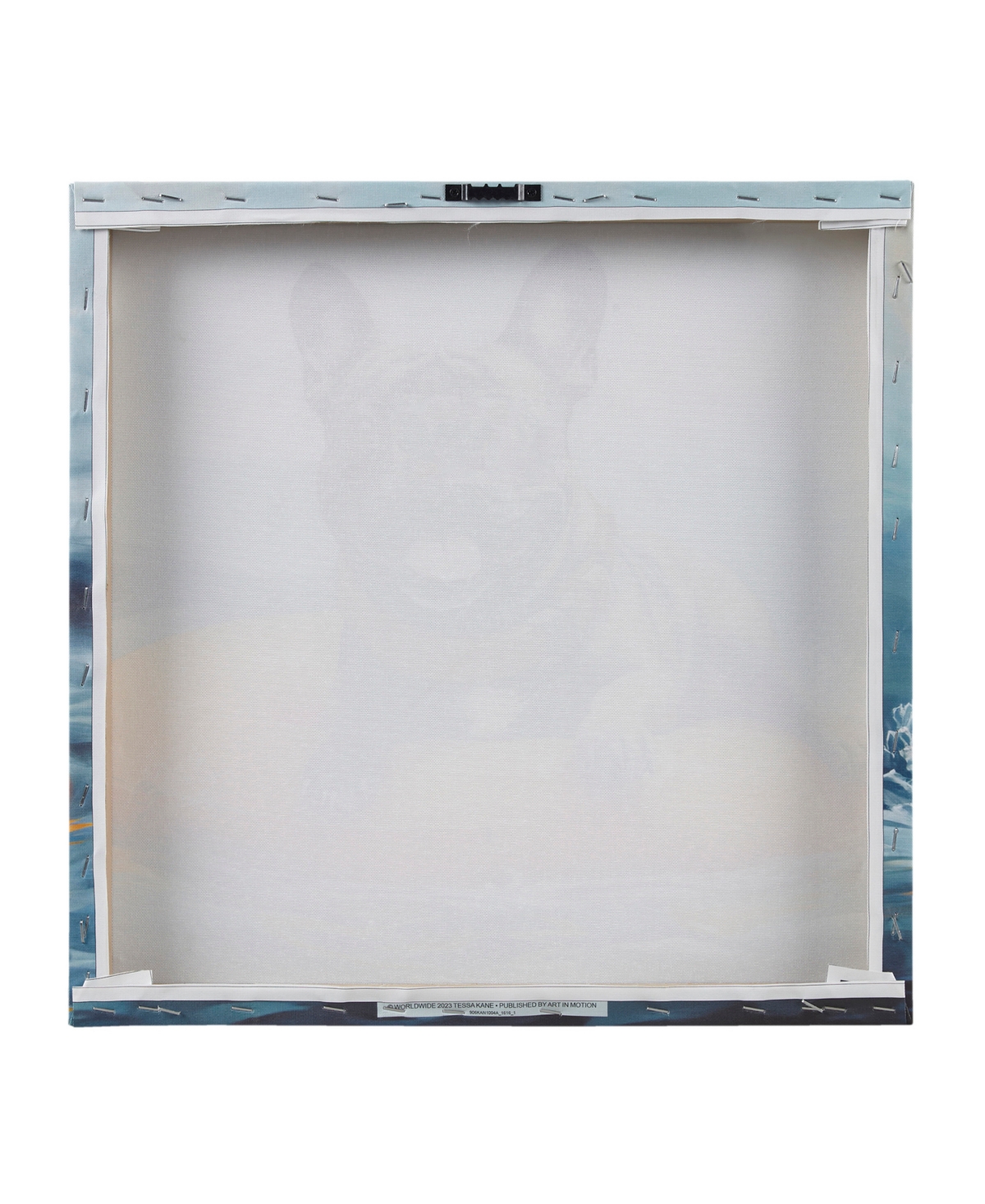 Shop Madison Park Beach Dogs Frenchie Canvas Wall Art In Open Blue