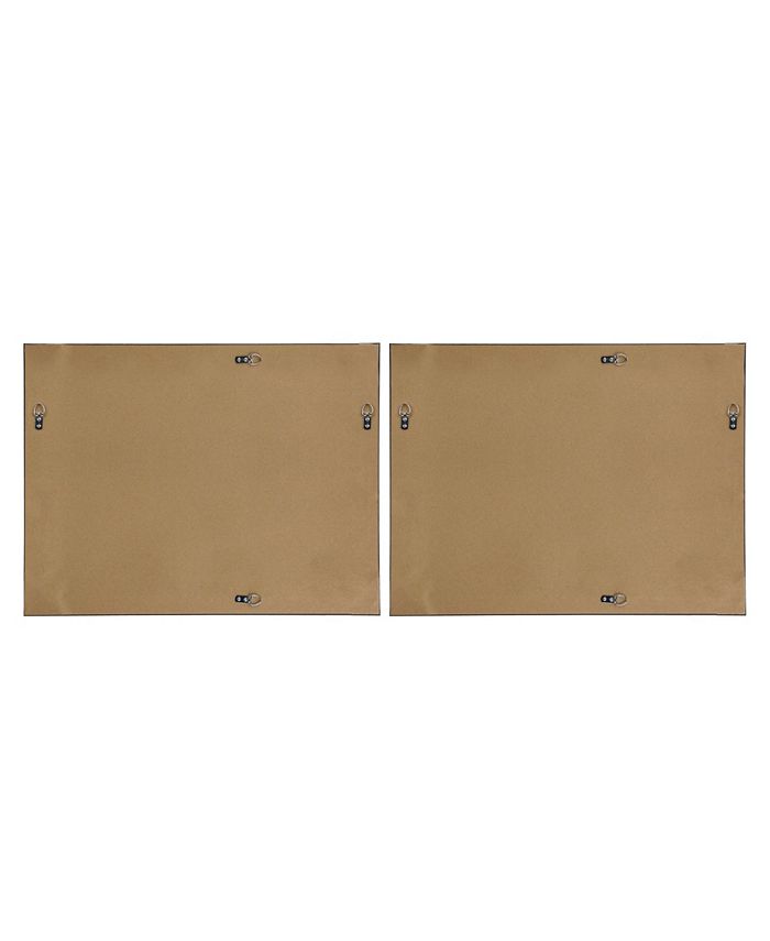 INK+IVY Jeweled Geo HandEmbellished Abstract 2Pc Framed Canvas Wall