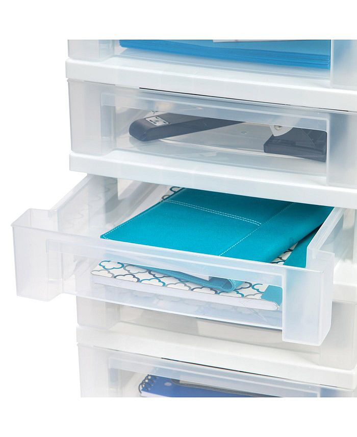 IRIS USA Craft Plastic Organizers and Storage, Rolling Storage Cart for ...