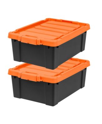 IRIS 11 Gallon Heavy-Duty Plastic Storage Bins, Store-It-All Container ...