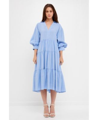 Drop Shoulder Midi Dress main image 1