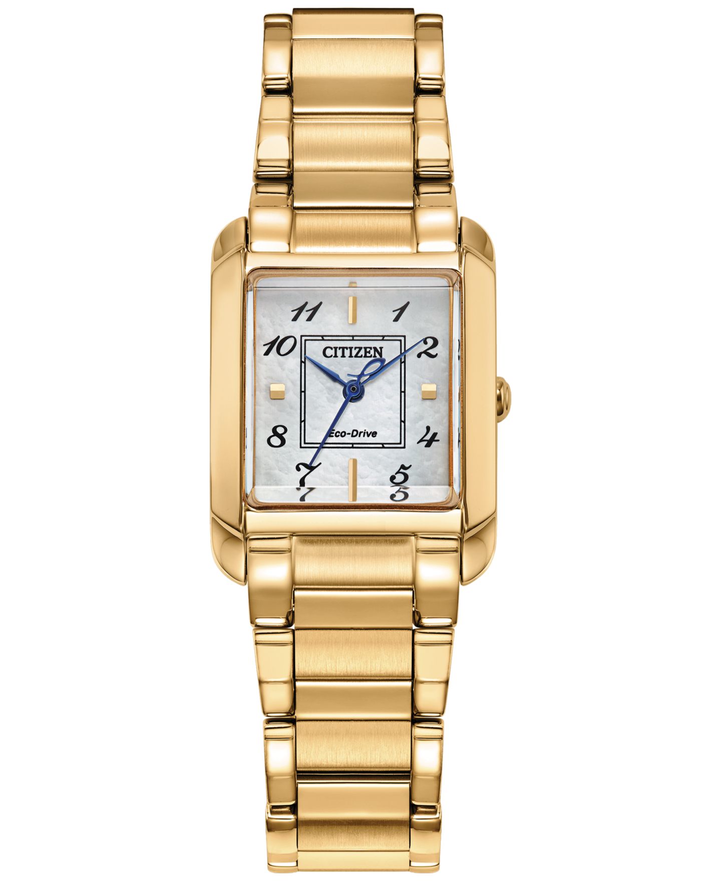 Женские часы Citizen Eco-Drive Bianca Gold-Tone Stainless Steel Bracelet Watch 28mm — фото 1
