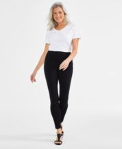 Denim & Co. Active Duo Stretch Tall Crop Leggings with Pockets 