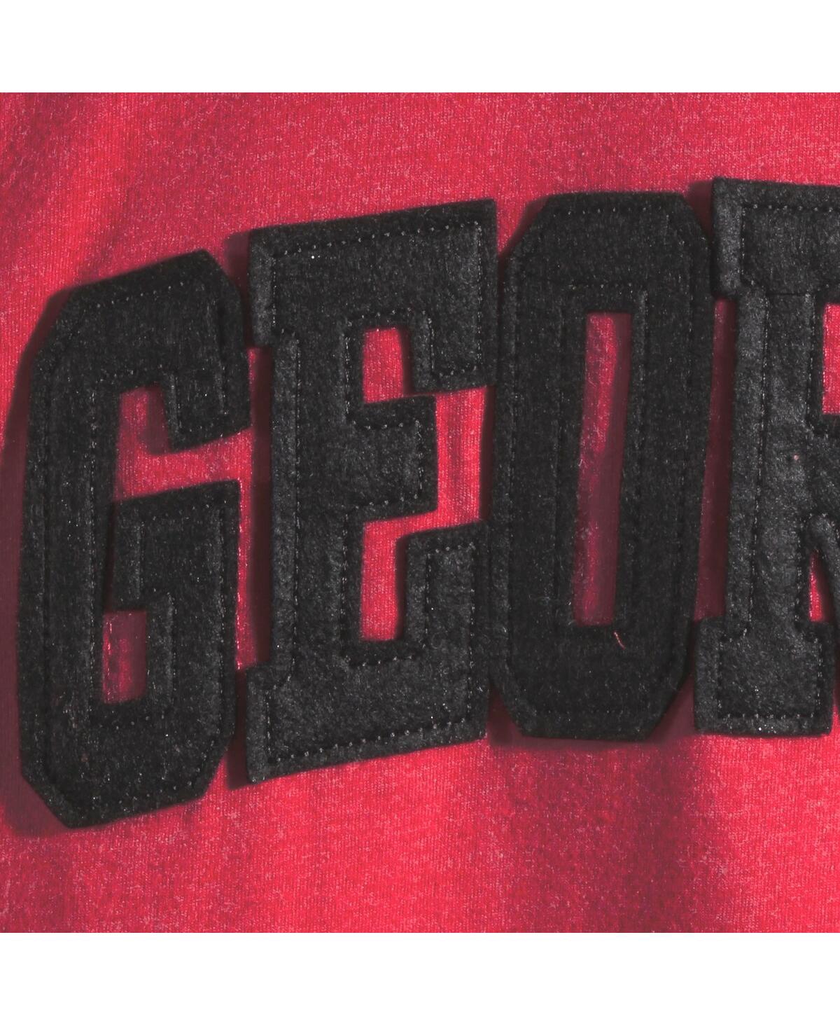 Women's PressboxGeorgia Bulldogs Two-Hit Canyon Long Sleeve T-shirt - Red