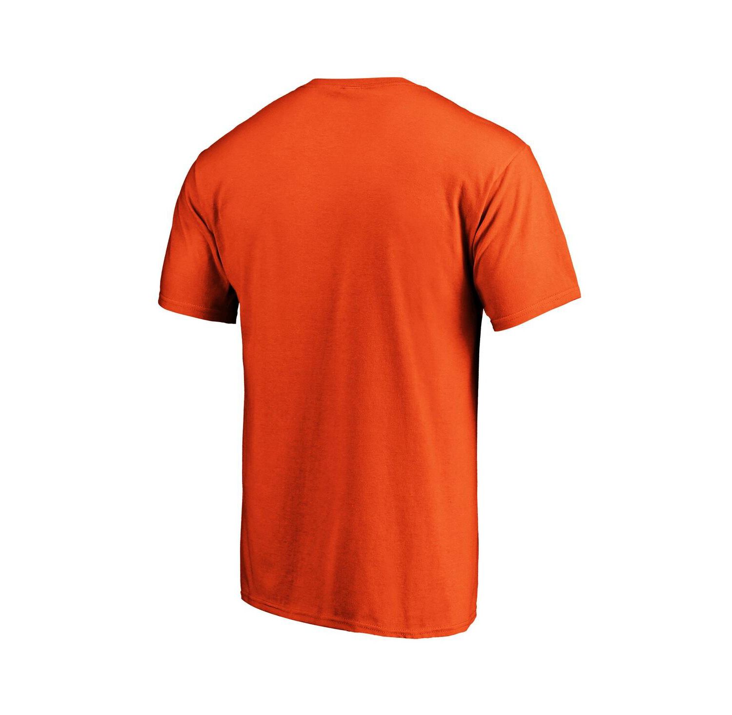Men's Orange Phoenix Suns Primary Logo T-shirt