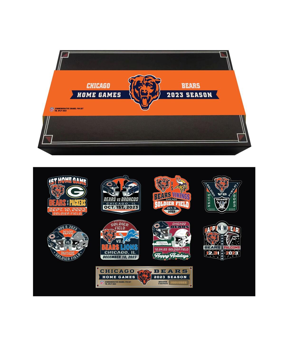 Chicago Bears 2023-24 Game Day Pin Collector Set - Multi