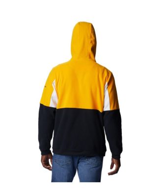 Men's Black Iowa Hawkeyes Lodge Quarter-Zip Hoodie