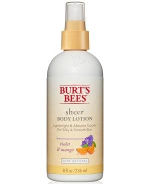 UPC 792850026421 product image for Burt's Bees Violet & Mango Sheer Body Lotion | upcitemdb.com