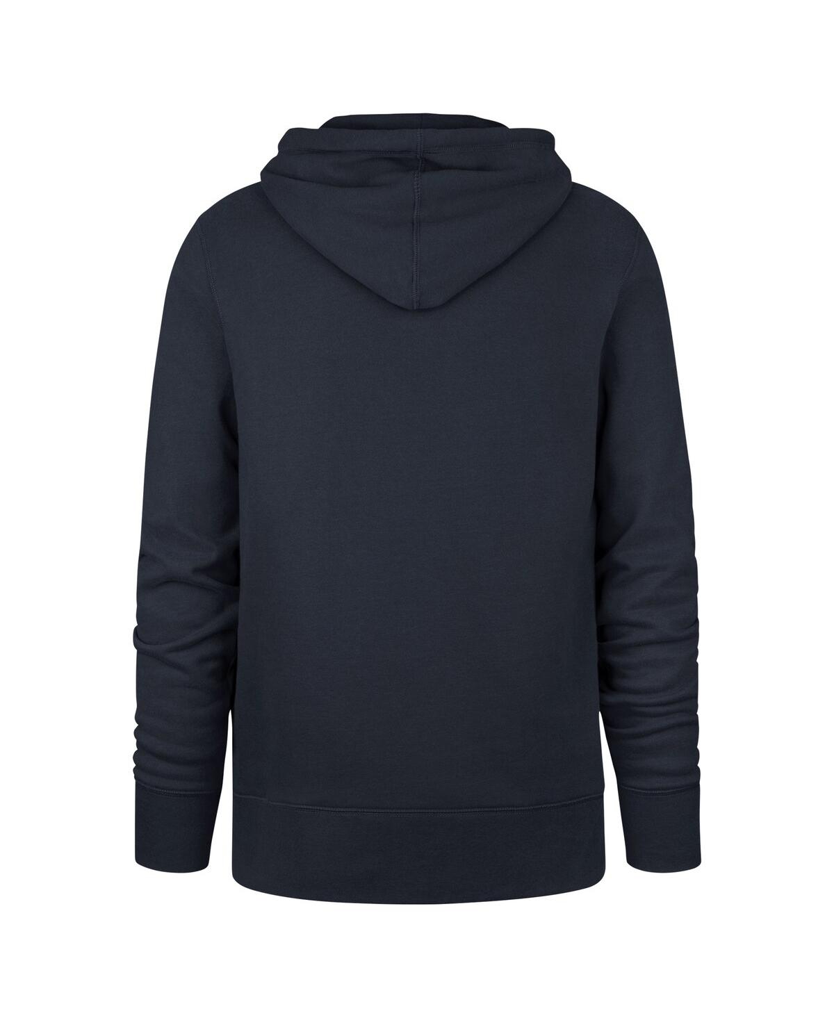 Men's '47 BrandDistressed Seattle Mariners Base Slide Headline Pullover Hoodie - Navy