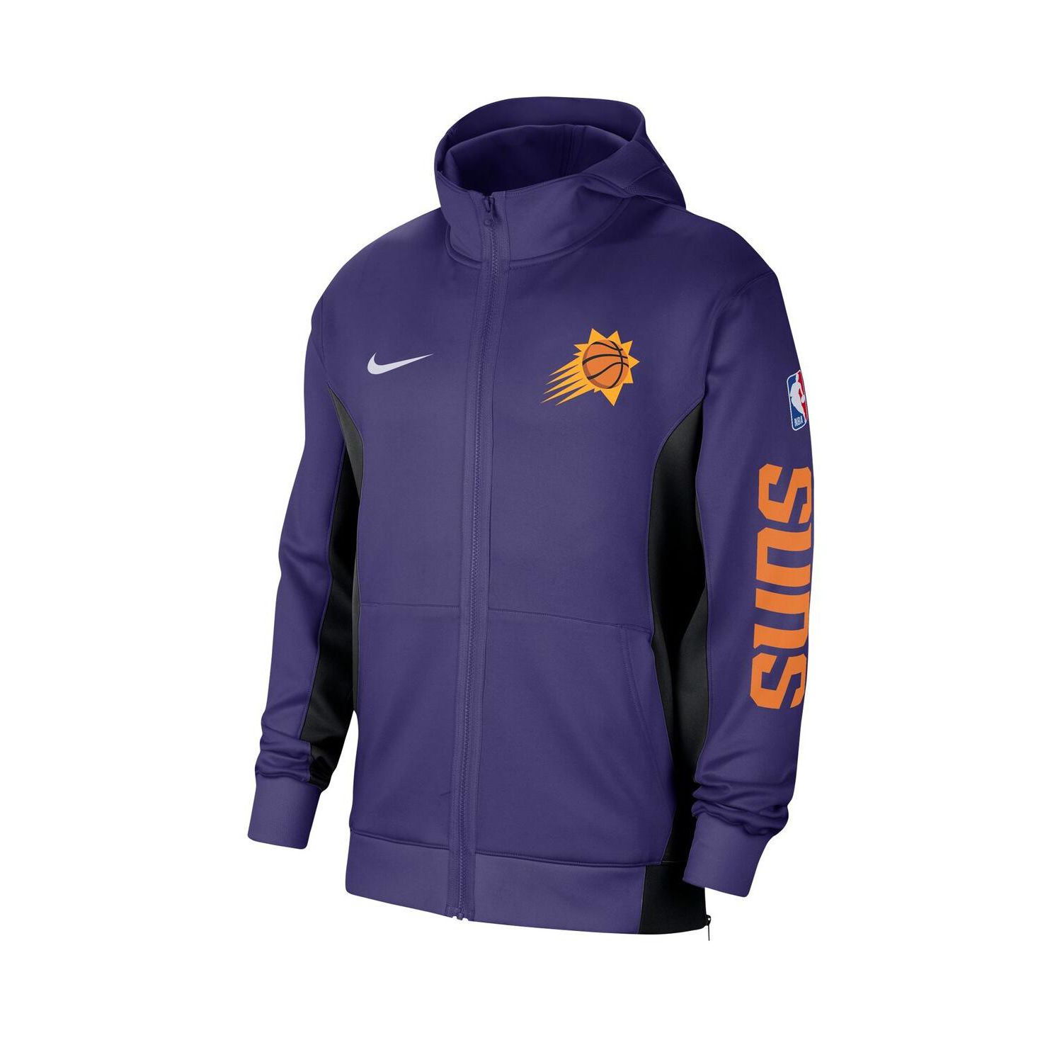 Men's Purple Phoenix Suns 2023/24 Authentic Showtime Full-Zip Hoodie