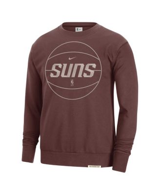 Men's Garnet Phoenix Suns 2023/24 Authentic Standard Issue Travel Performance Pullover Sweatshirt