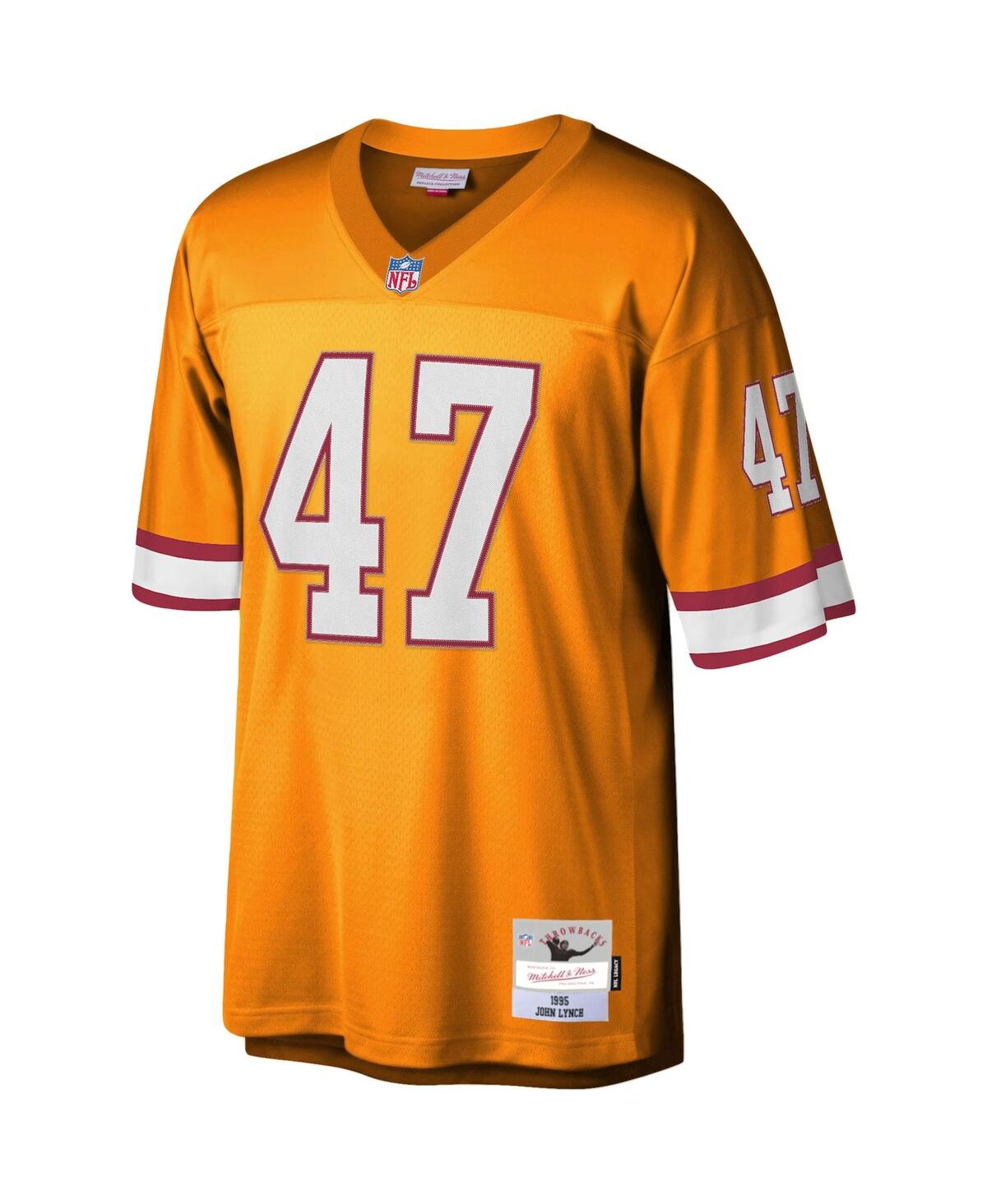 Men's Mitchell & Ness John LynchTampa Bay Buccaneers Big and Tall 1995 Legacy Retired Player Jersey - Orange