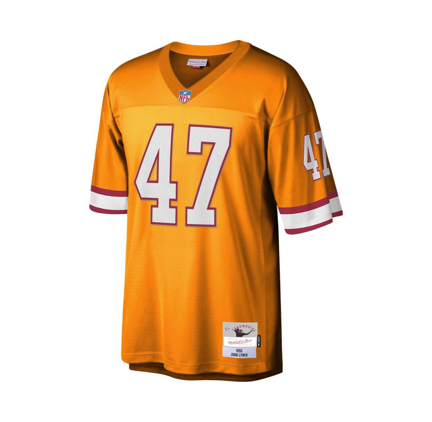 Men's John Lynch Orange Tampa Bay Buccaneers Big and Tall 1995 Legacy Retired Player Jersey