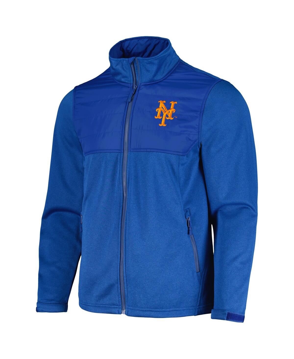 Shop Dunbrooke Men's  Heather Royal New York Mets Explorer Full-zip Jacket