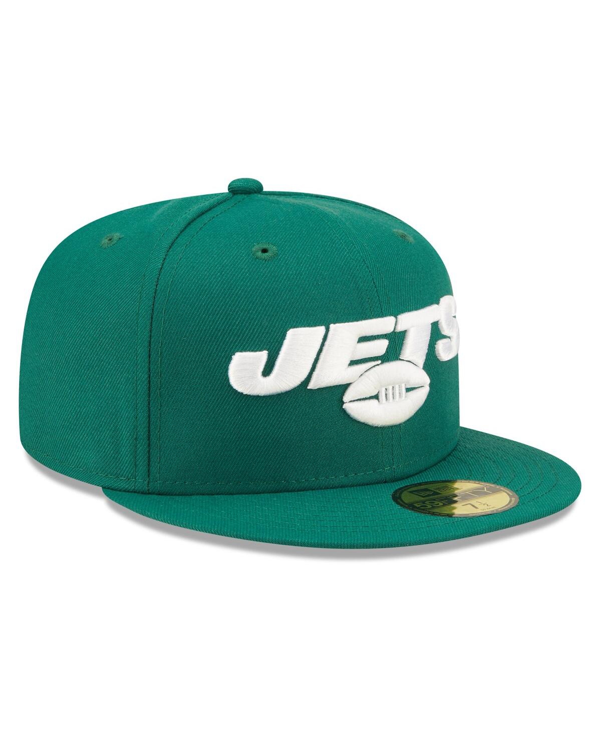 Men's New EraNew York Jets Elemental 59FIFTY Fitted Hat - Green