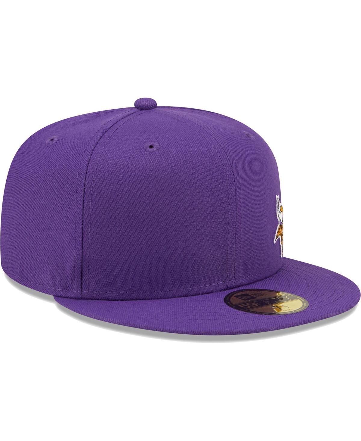 Men's New EraMinnesota Vikings Flawless 59FIFTY Fitted Hat - Purple