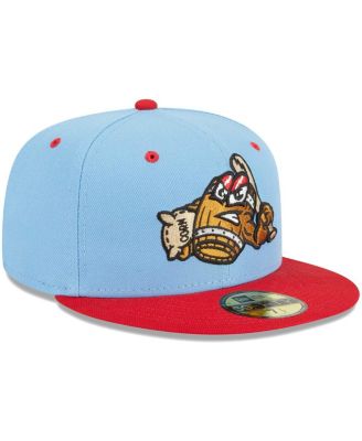 New Era MILB Louisville Bats Mashers 59Fifty Fitted Cap – Men’s, Blue/Red, Theme Night Edition - View #4