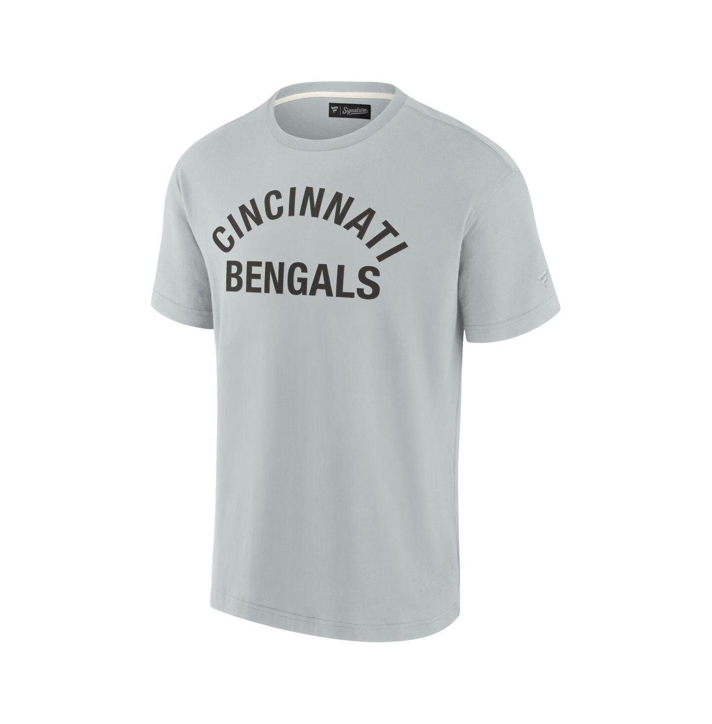 Футболка Fanatics Signature Gray Cincinnati Bengals Super Soft Short Sleeve — фото 3