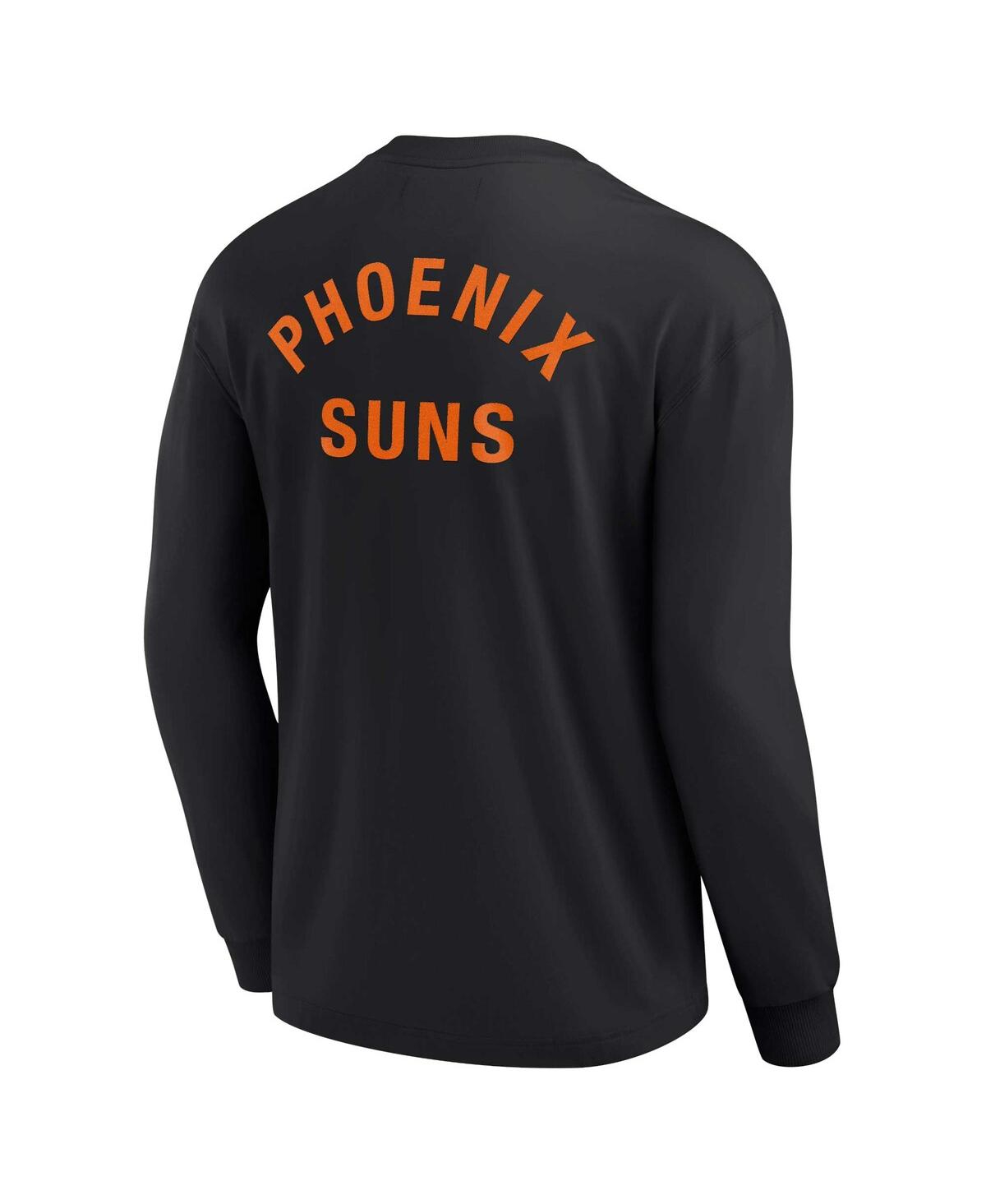 Fanatics Men's And Women's  Signature Black Phoenix Suns Super Soft Long Sleeve T-shirt In Black