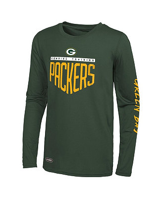 Outerstuff Men's Green Green Bay Packers Impact Long Sleeve T-shirt ...