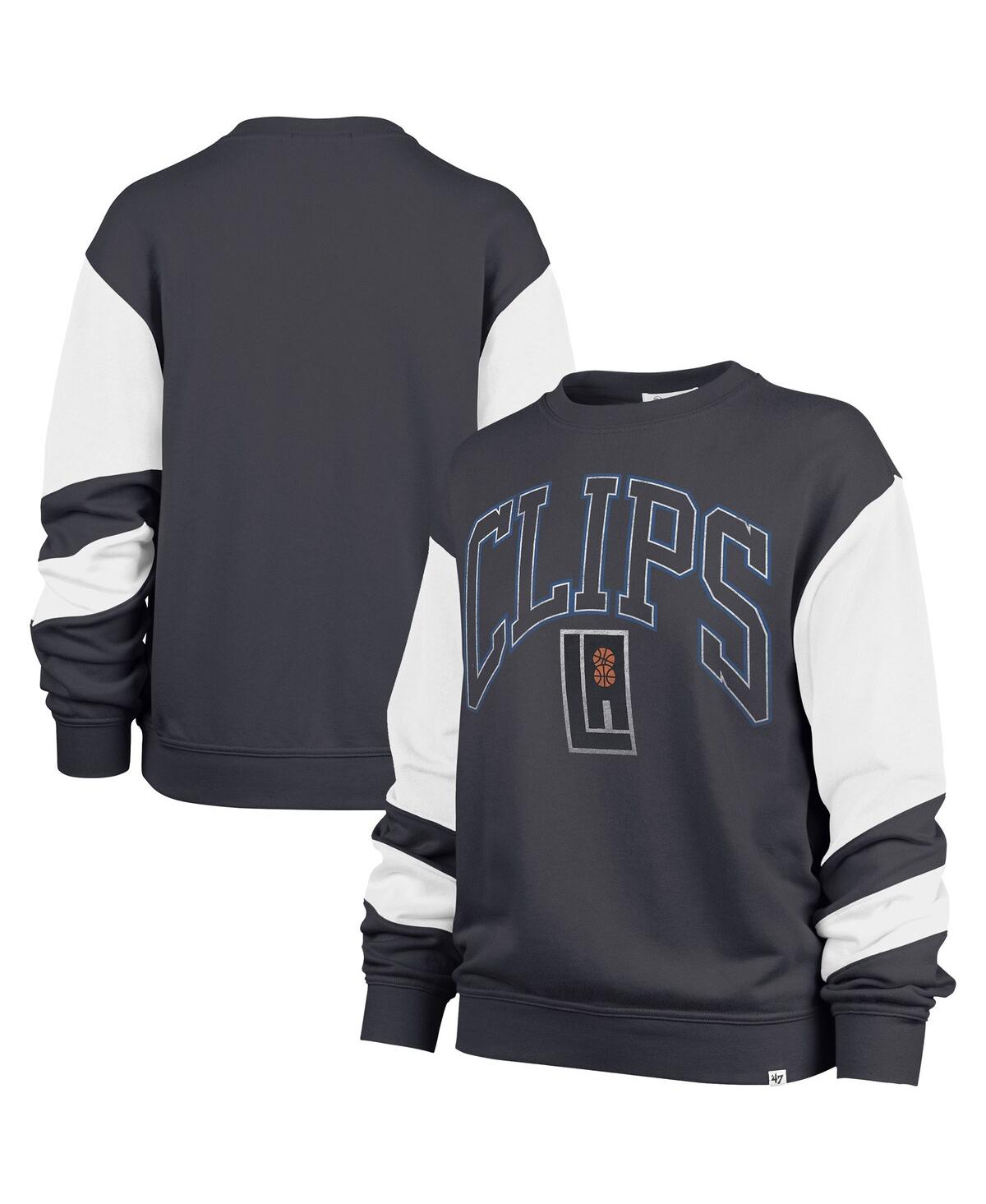 47 Brand Women's ' Gray La Clippers 2023/24 City Edition Nova Crew Sweatshirt