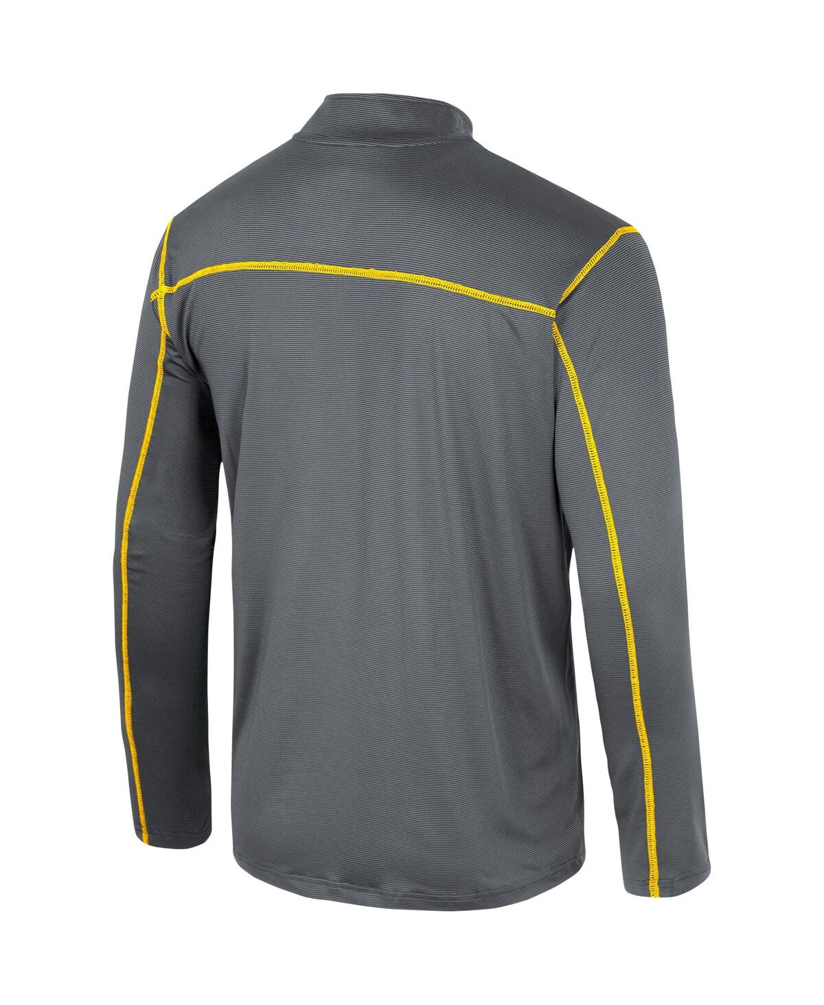 Men's ColosseumLsu Tigers Cameron Quarter-Zip Windshirt - Black