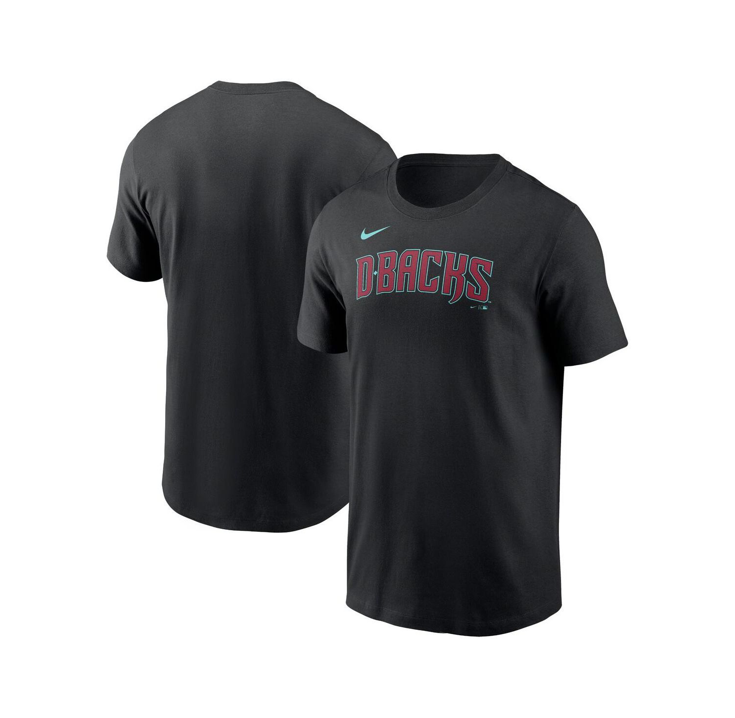 Men's Black Arizona Diamondbacks Wordmark T-shirt