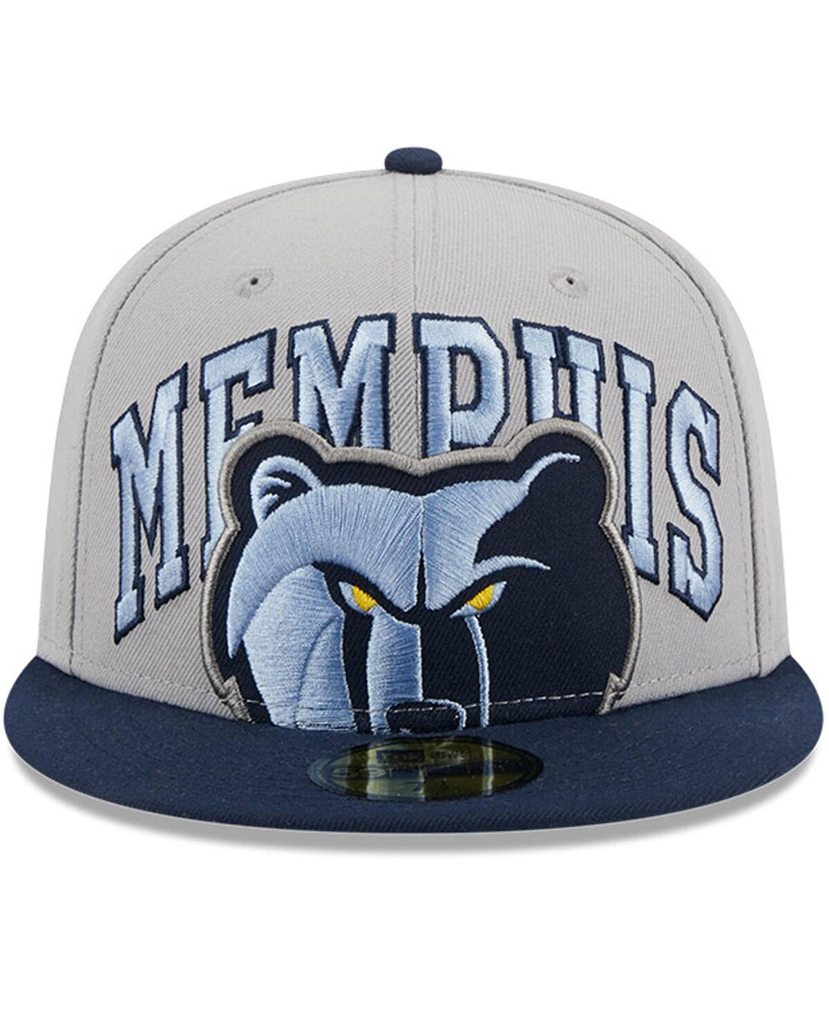 Men's New Era Navy Memphis Grizzlies Tip-Off Two-Tone 59FIFTY Fitted Hat - Navy