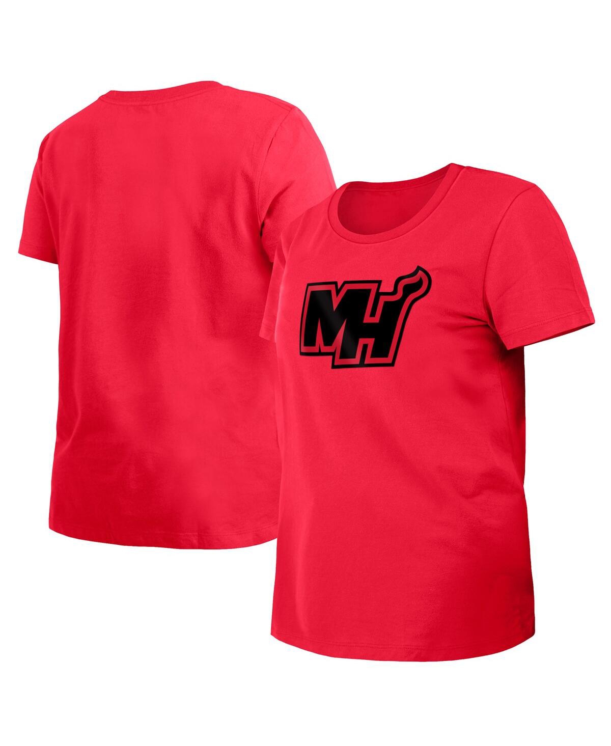 Shop New Era Women's  Red Miami Heat 2023/24 City Edition T-shirt