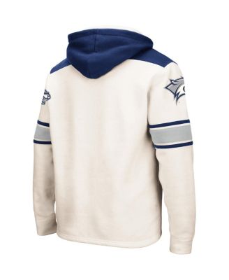 Men's Cream New Hampshire Wildcats 2.0 Lace-Up Pullover Hoodie