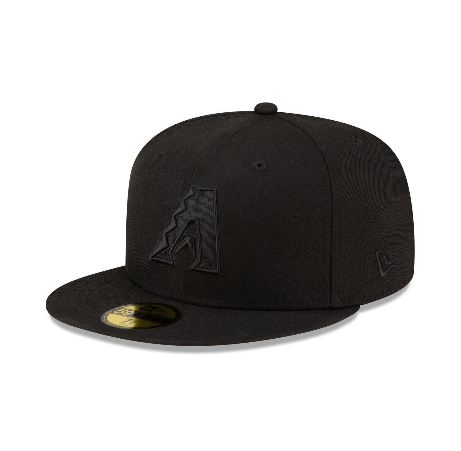 Men's Arizona Diamondbacks Black on Black 59FIFTY Fitted Hat