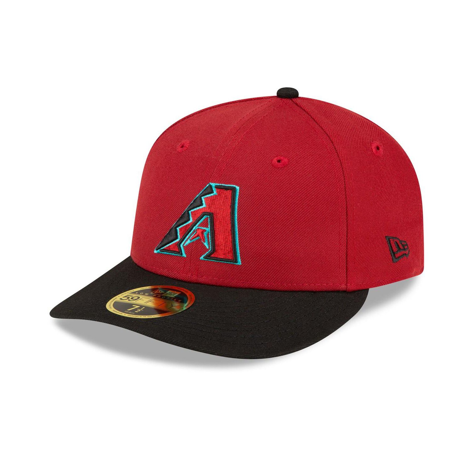 Men's Red, Black Arizona Diamondbacks Home Authentic Collection On-Field Low Profile 59FIFTY Fitted Hat