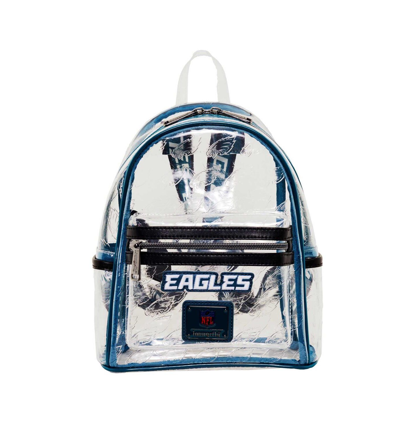 Рюкзак Loungefly and Philadelphia Eagles Clear Mini — фото 1