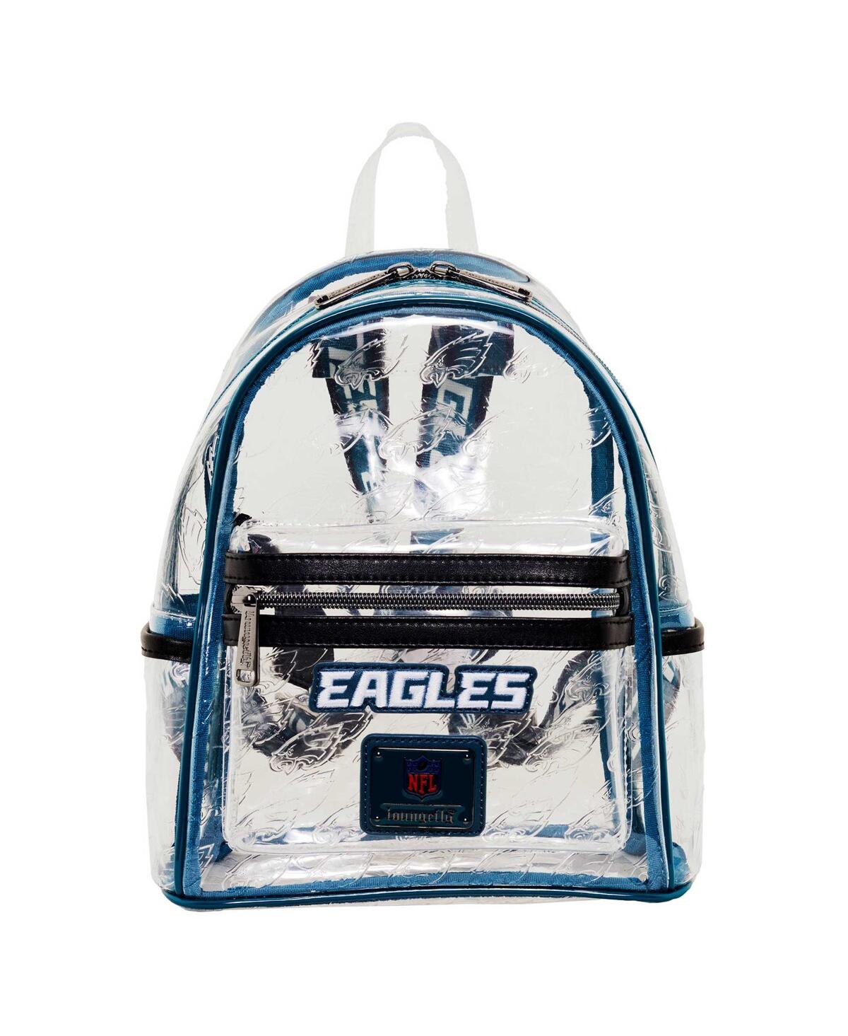 Men's and Women's Loungefly Philadelphia Eagles Clear Mini Backpack - Clear